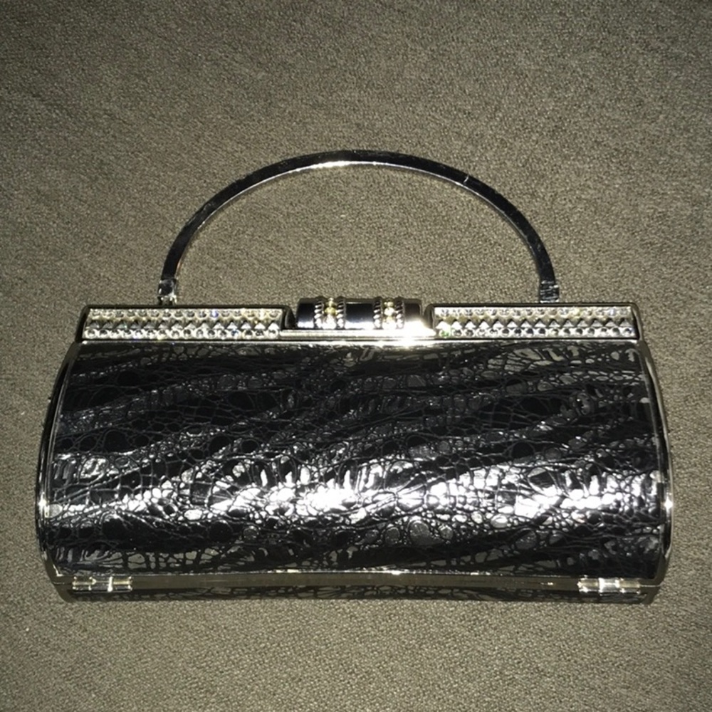 Metal evening bag